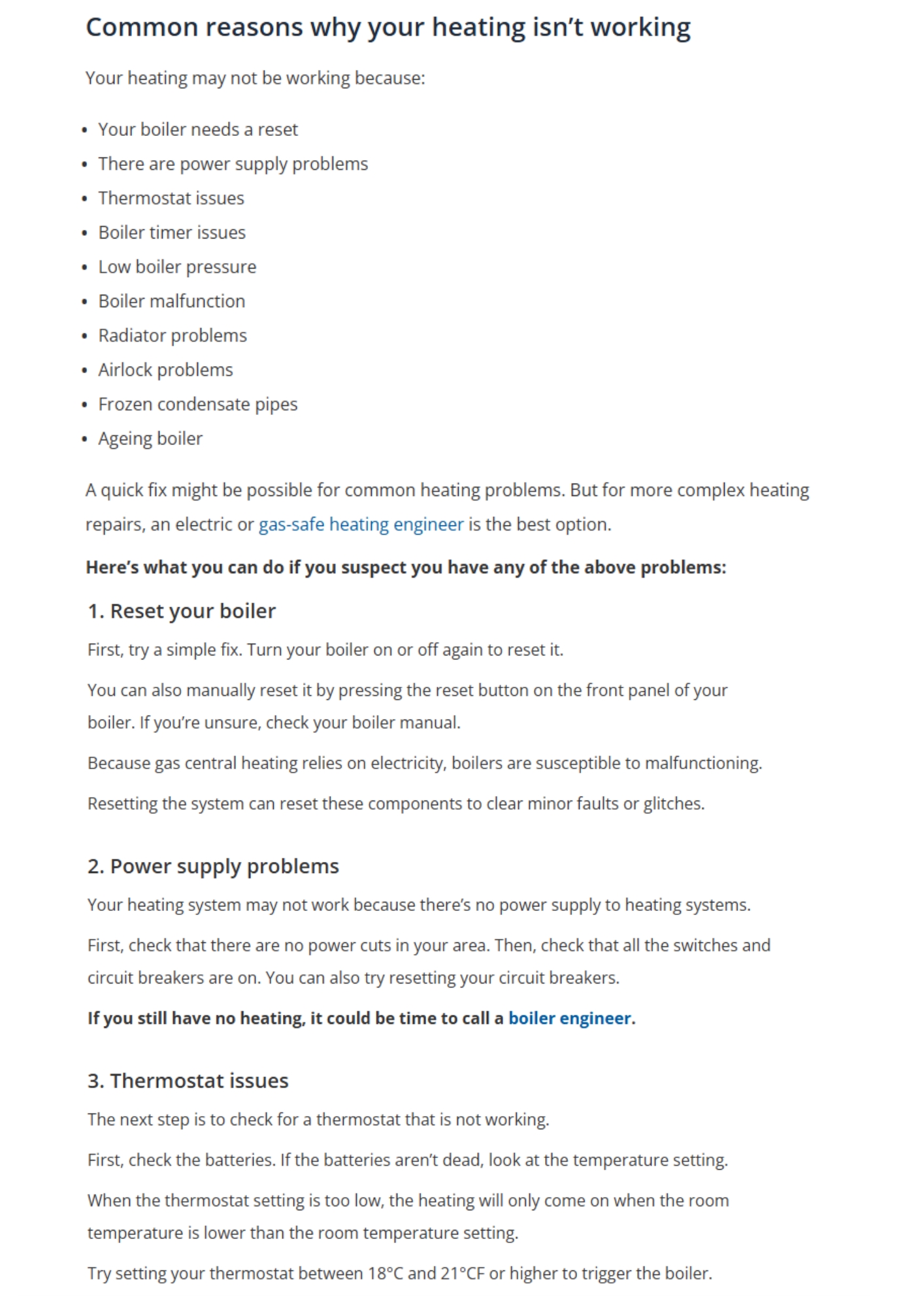 SEO-optimised troubleshooting guide